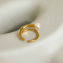 画像をギャラリービューアに読み込む, 11044  Layer pearl ring
